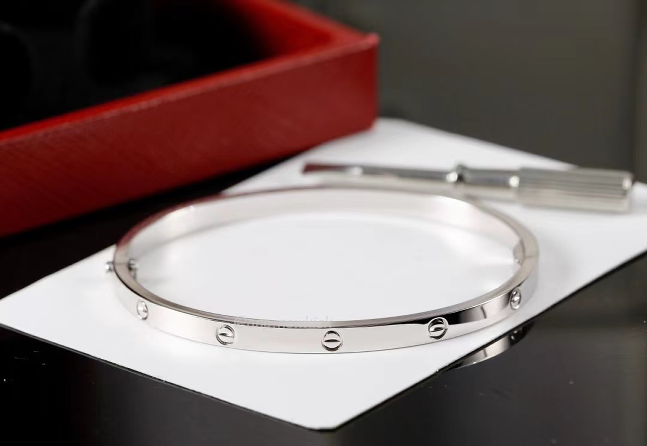 Cartier 18k Love Bracelets Gold Silver Rosegold (6) - newkick.cc